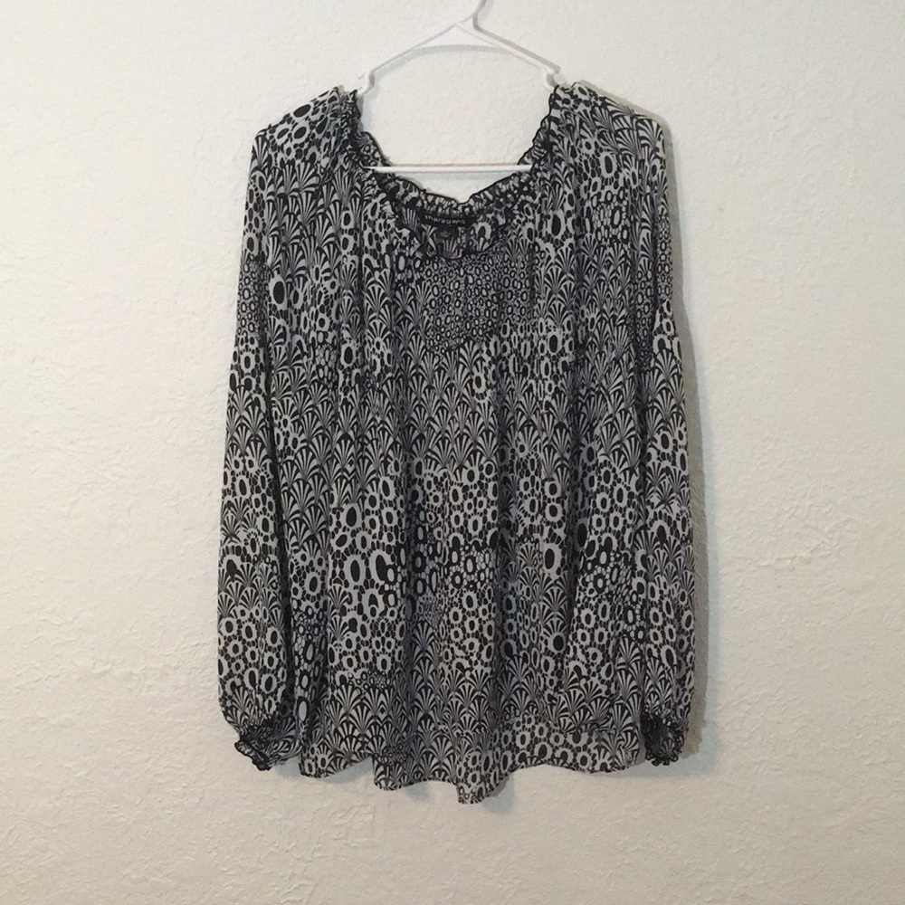 Xl semi sheer top